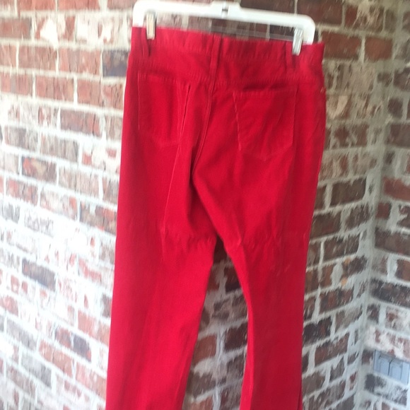 Talbots Red corduroy petite pants - Picture 3 of 3